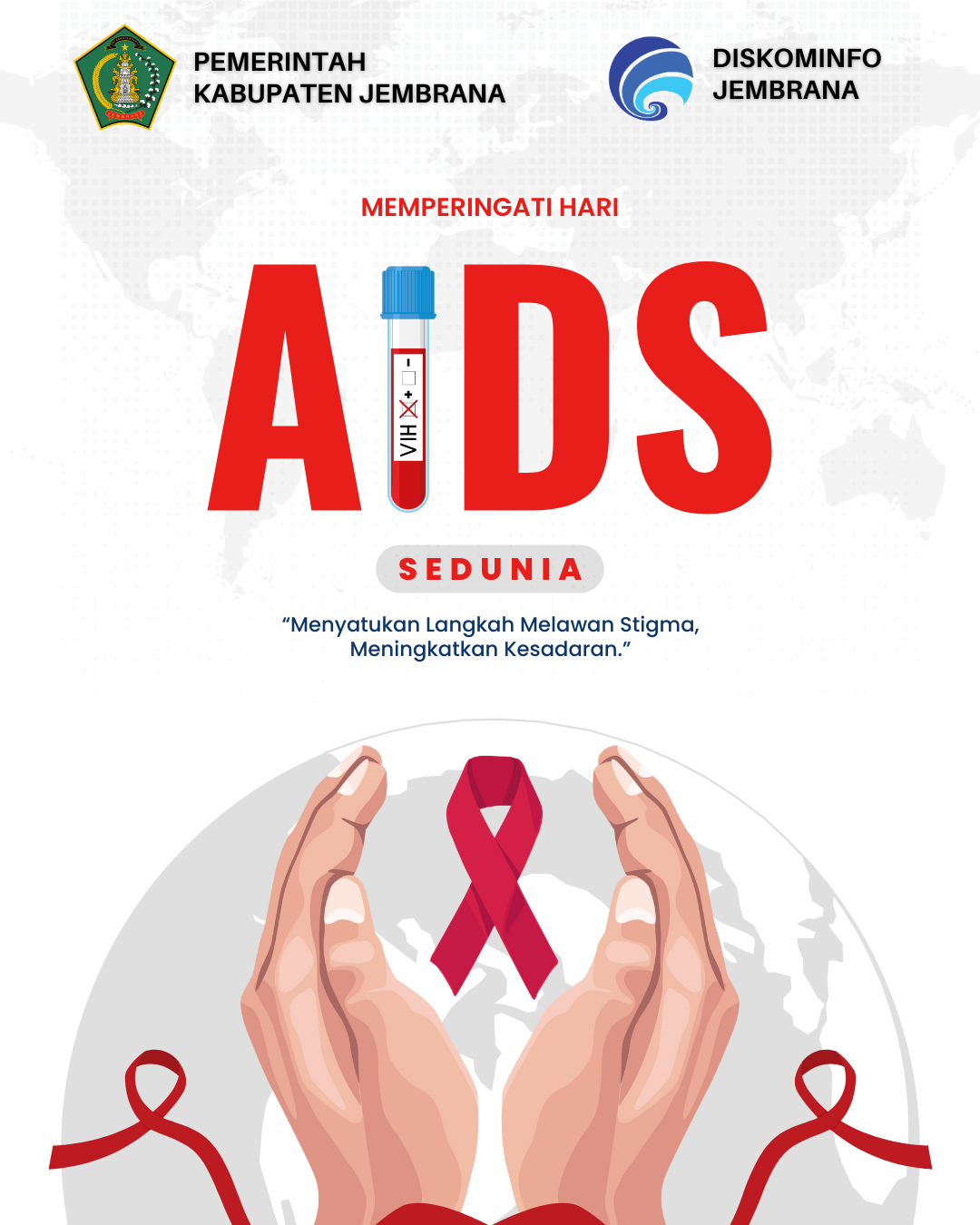 Infografis Hari AIDS Sedunia Tahun 2025